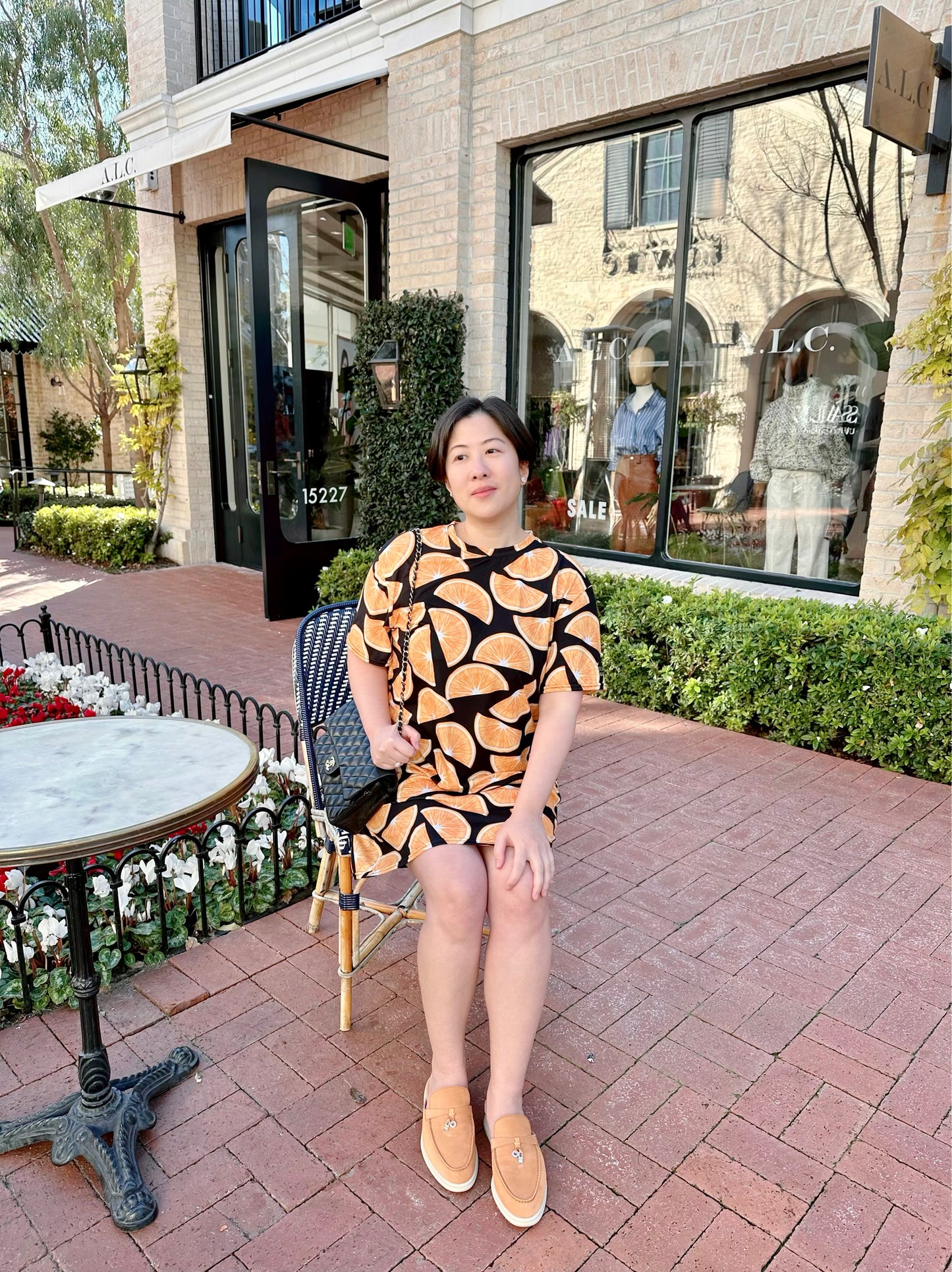 Orange Lover T-shirt Dress - Michelle Francisco