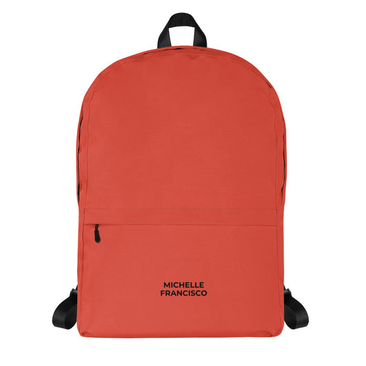 Orange Red Backpack