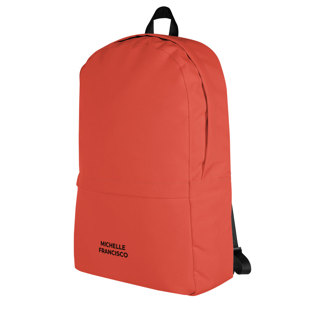 Orange Red Backpack