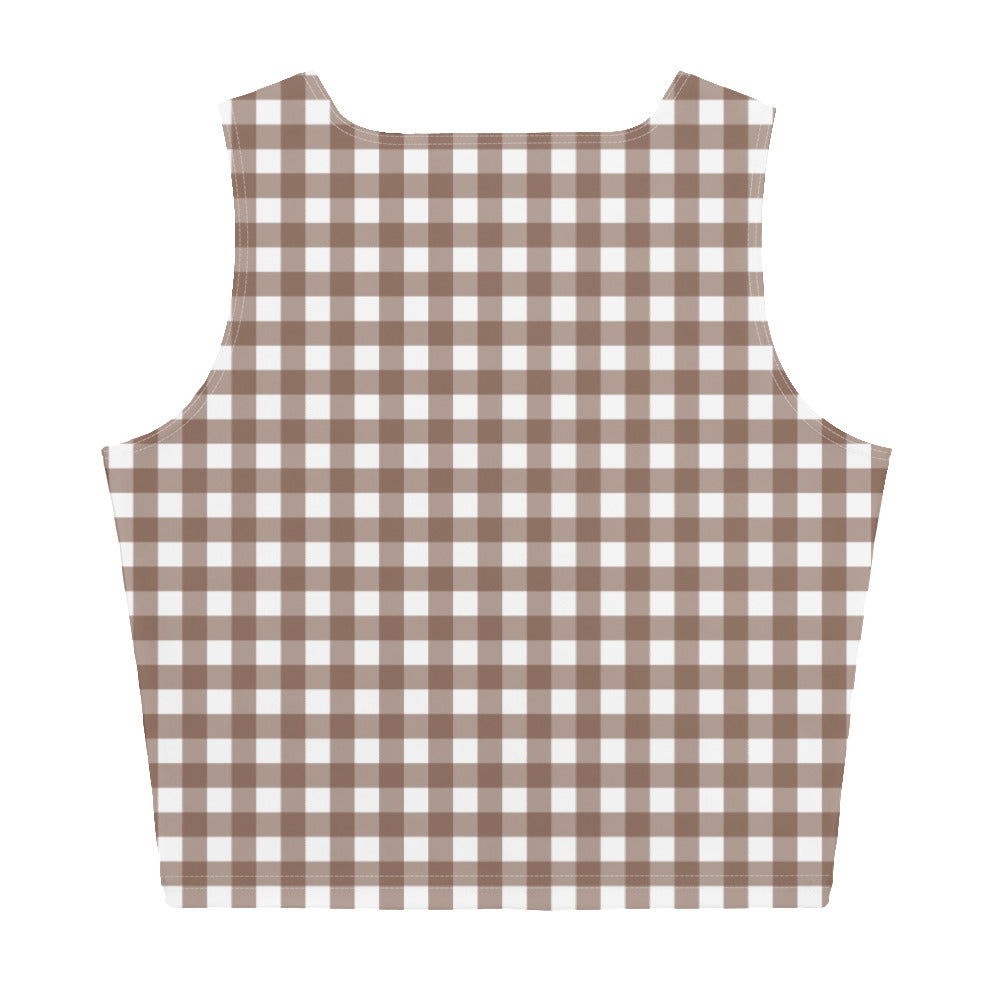 Brown Crop Top