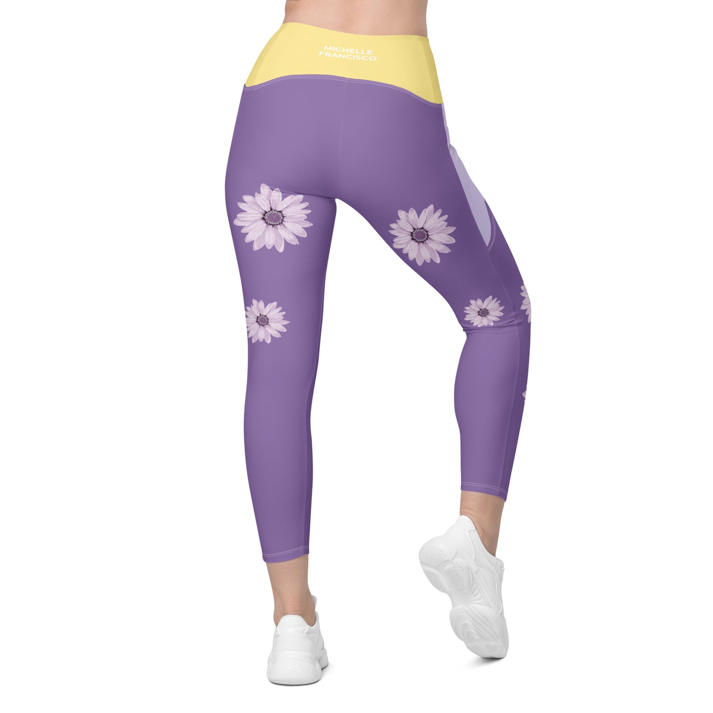 Fun Crossover Leggings with Pockets