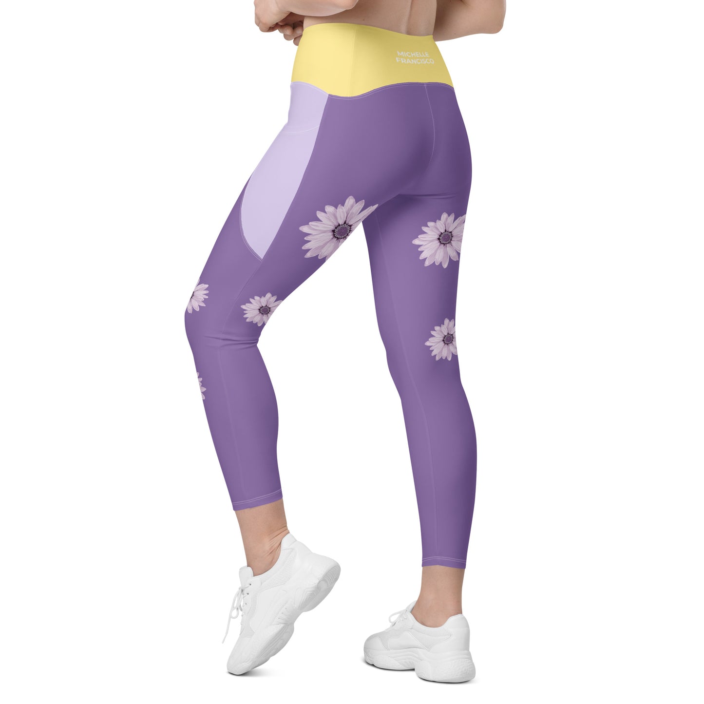 Fun Crossover Leggings with Pockets