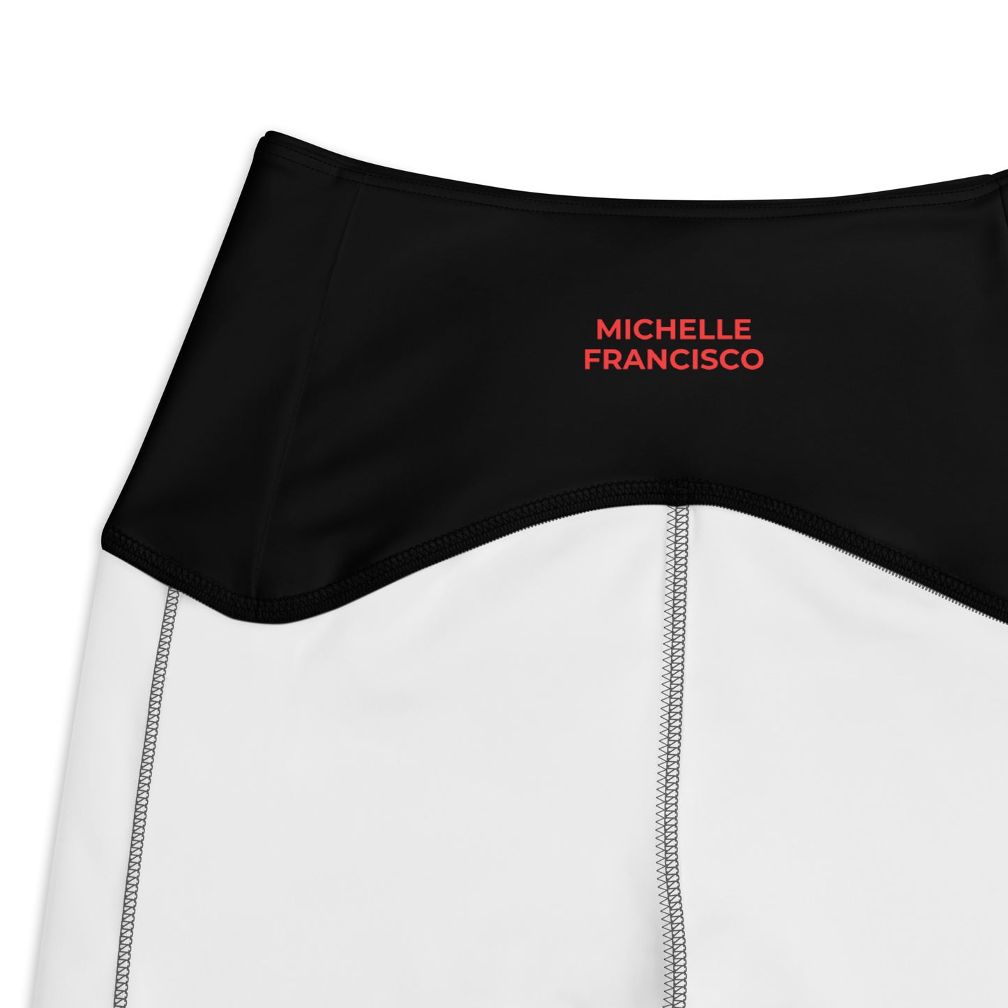 Black Crossover Leggings with Pockets