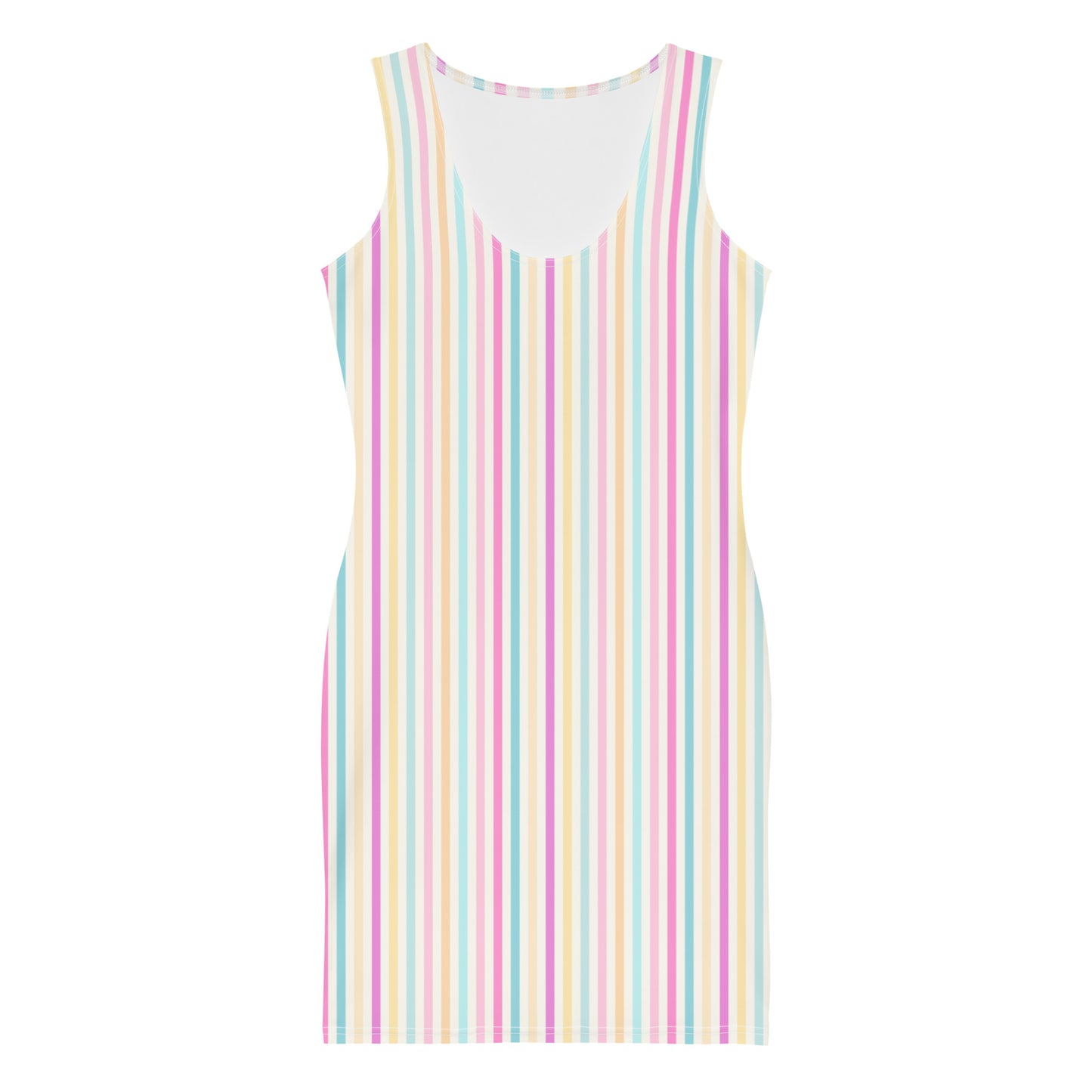 Color Lines Mini Dress