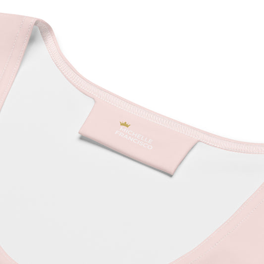 Misty Rose Mini Dress