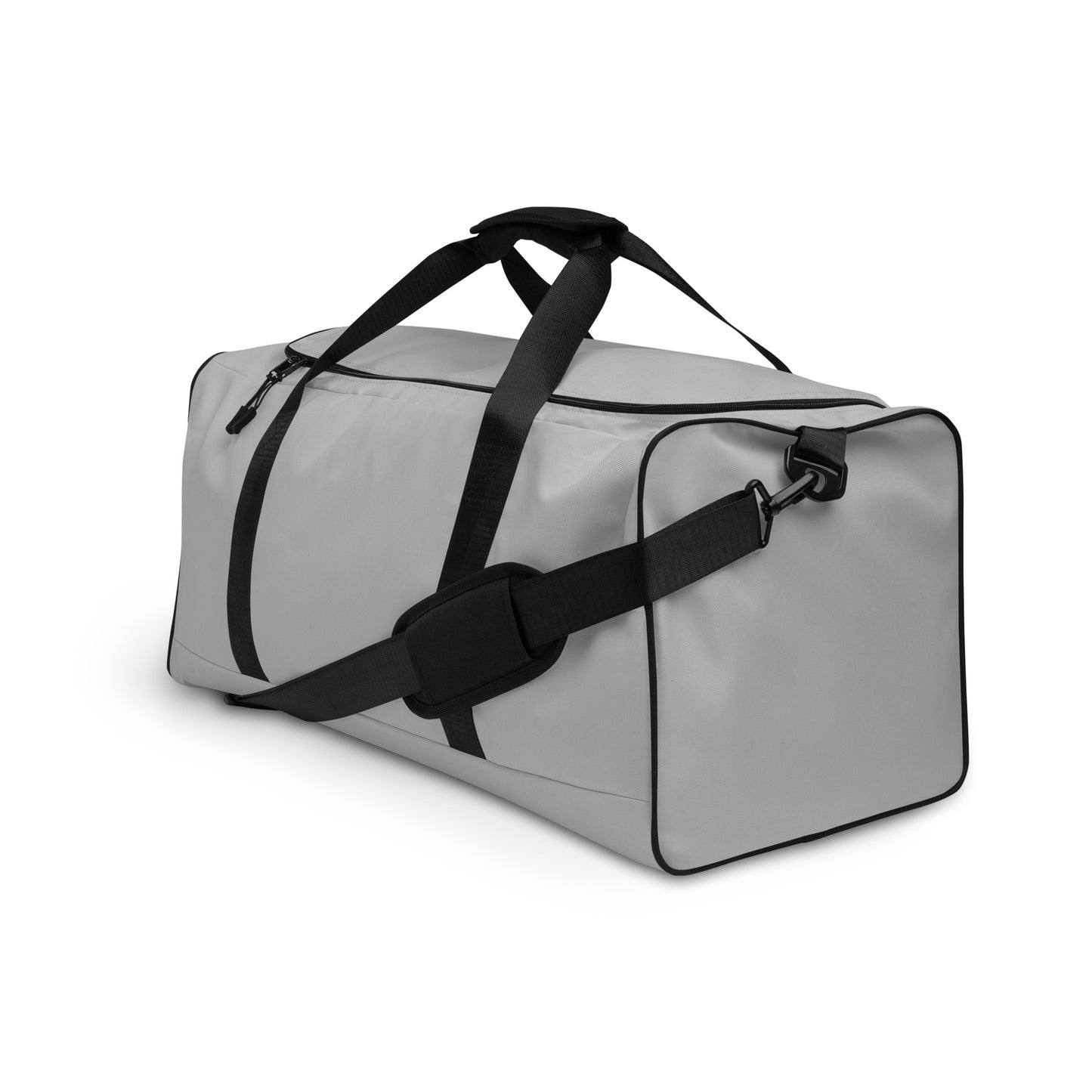 Silver Duffle Bag