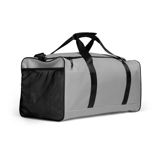 Silver Duffle Bag