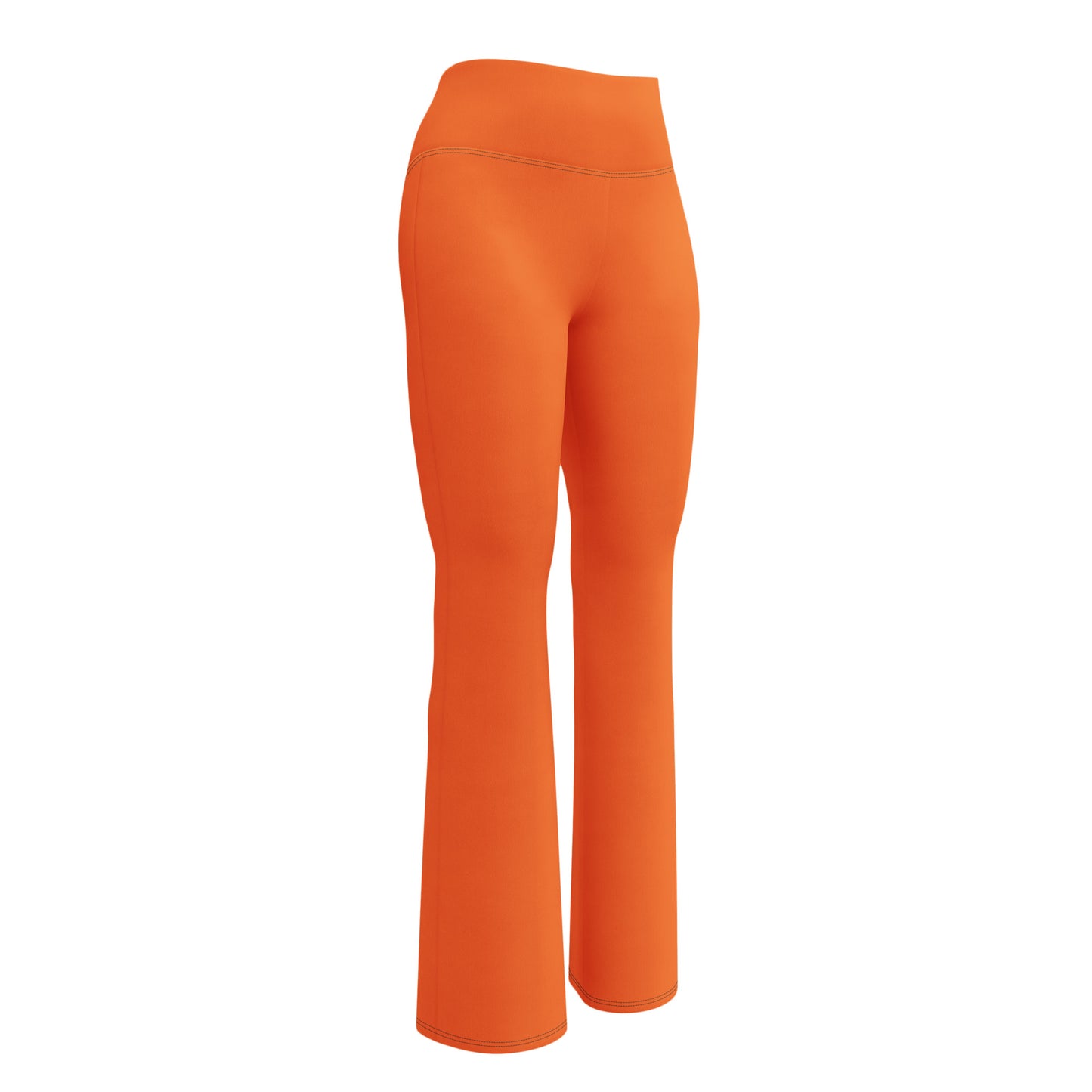 Orange Flare Leggings