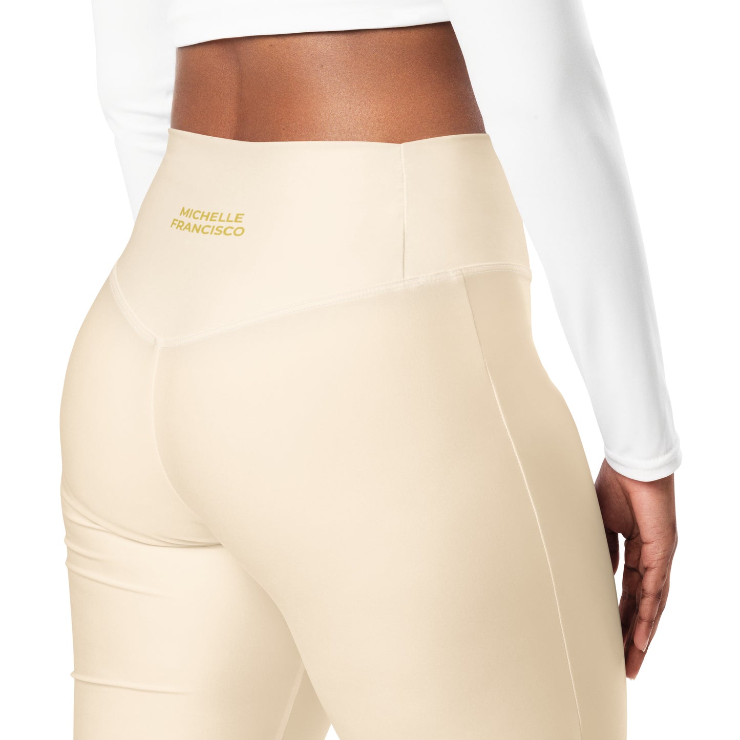 Papaya Whip Flare Leggings