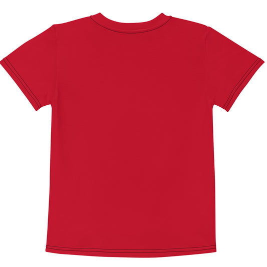 Red Kids Crew Neck T-shirt