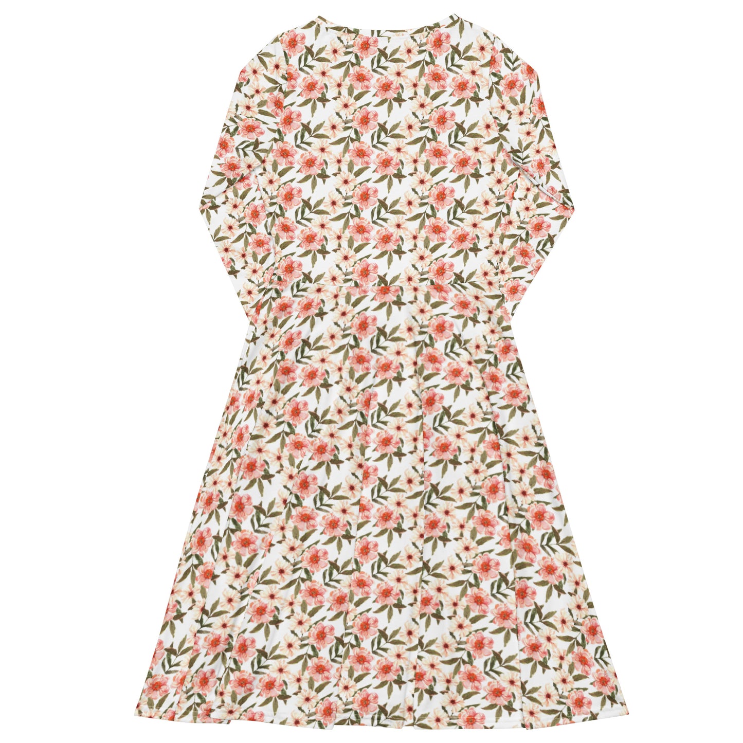 Santa Barbara Long Sleeve Midi Dress