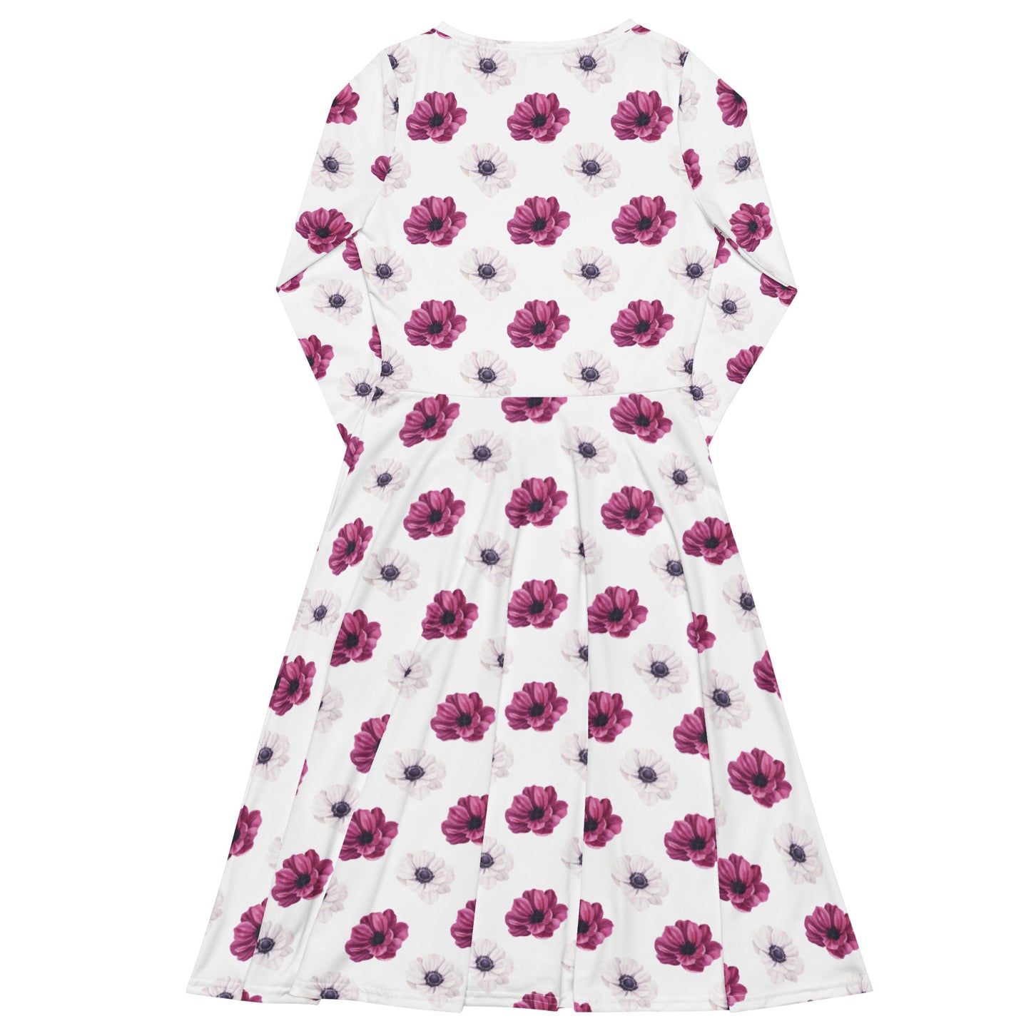 Scarlet Snow Long Sleeve Midi Dress