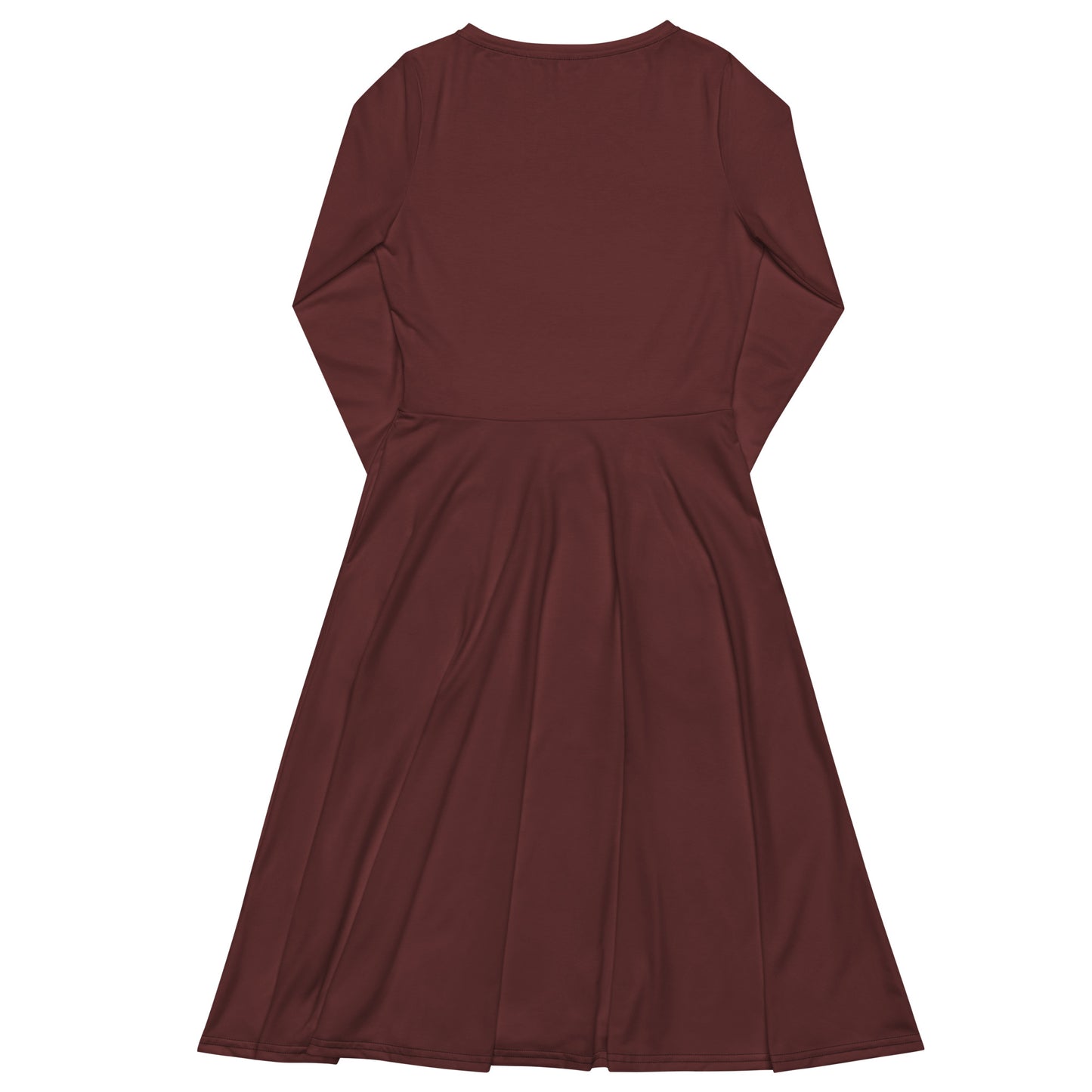 Auburn Long Sleeve Midi Dress