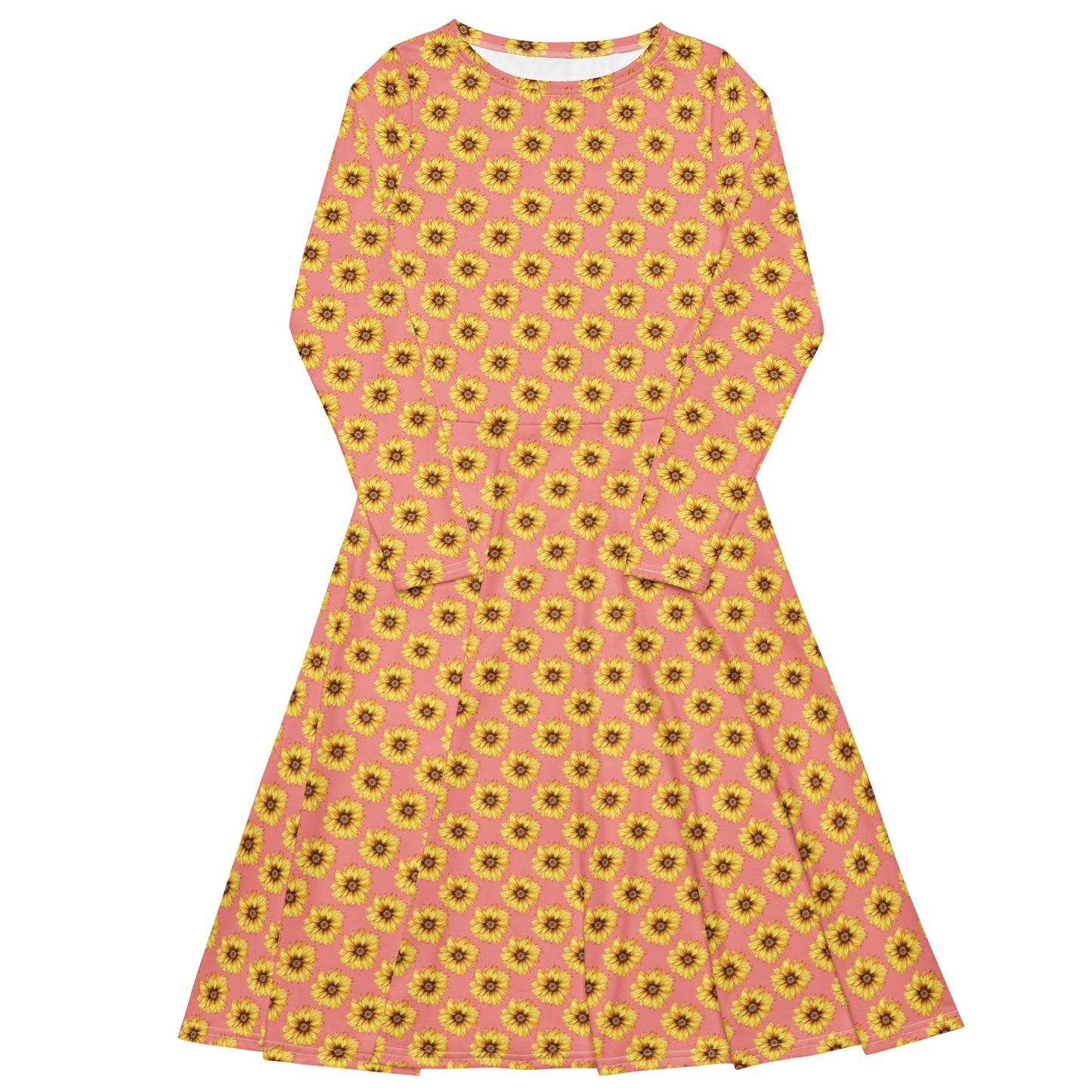 Ree Long Sleeve Midi Dress