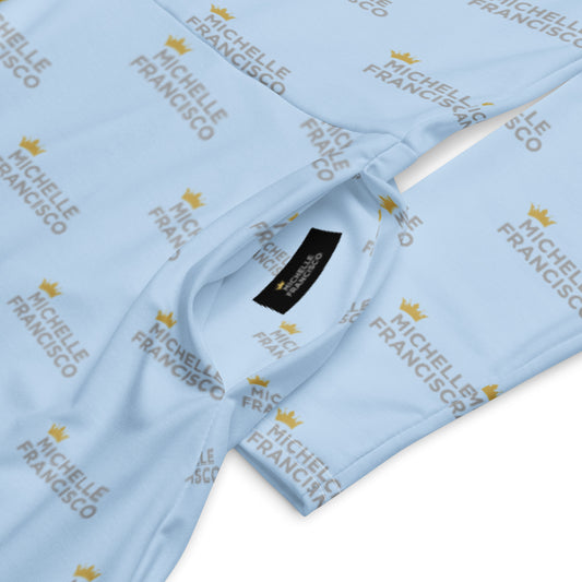 Pattens Blue MF Logo Long Sleeve Midi Dress