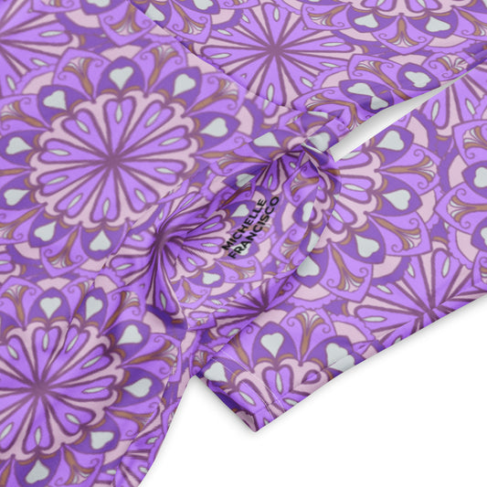 Zoom Art Long Sleeve Midi Dress