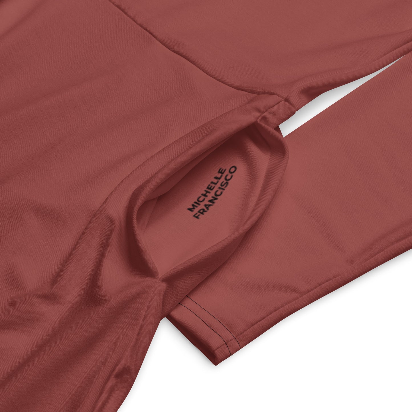 Roof Terracotta Long Sleeve Midi Dress