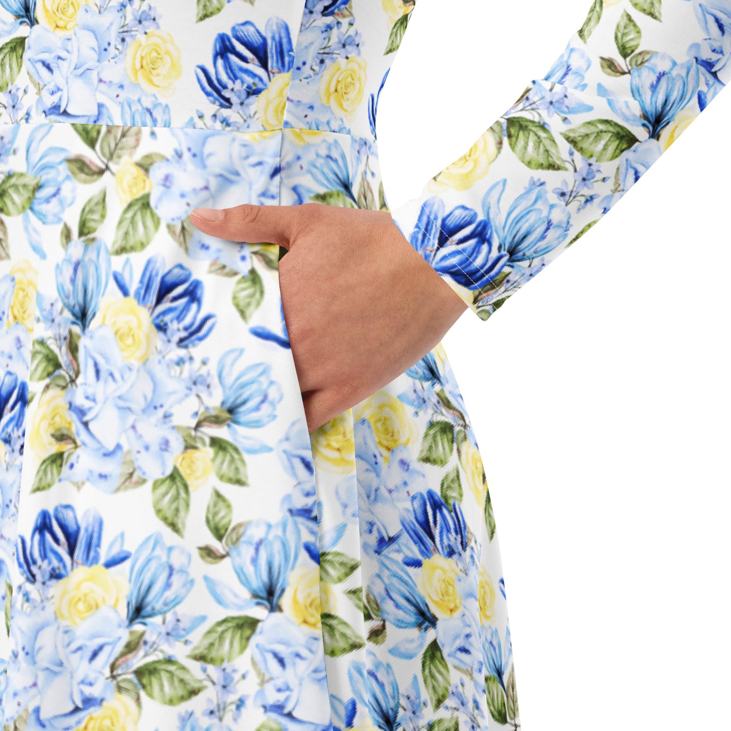 Bellissima Long Sleeve Midi Dress