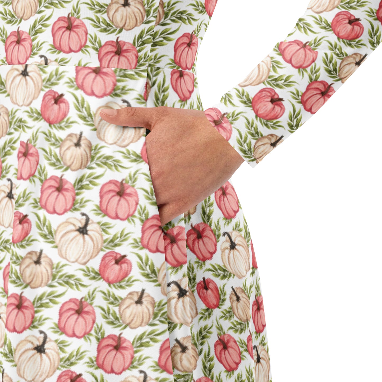 Chill Fall Long Sleeve Midi Dress