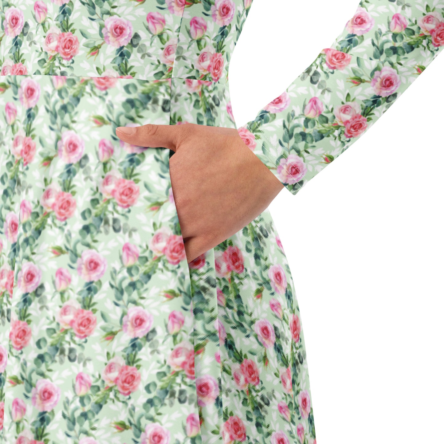 Michelle Long Sleeve Midi Dress