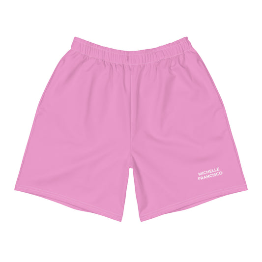Men's Lavender Rose Athletic Shorts