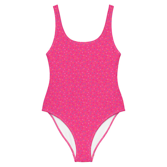 Pink Sprinkles One-Piece Swimsuit