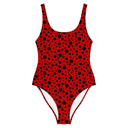 Polka One-Piece Swimsuit