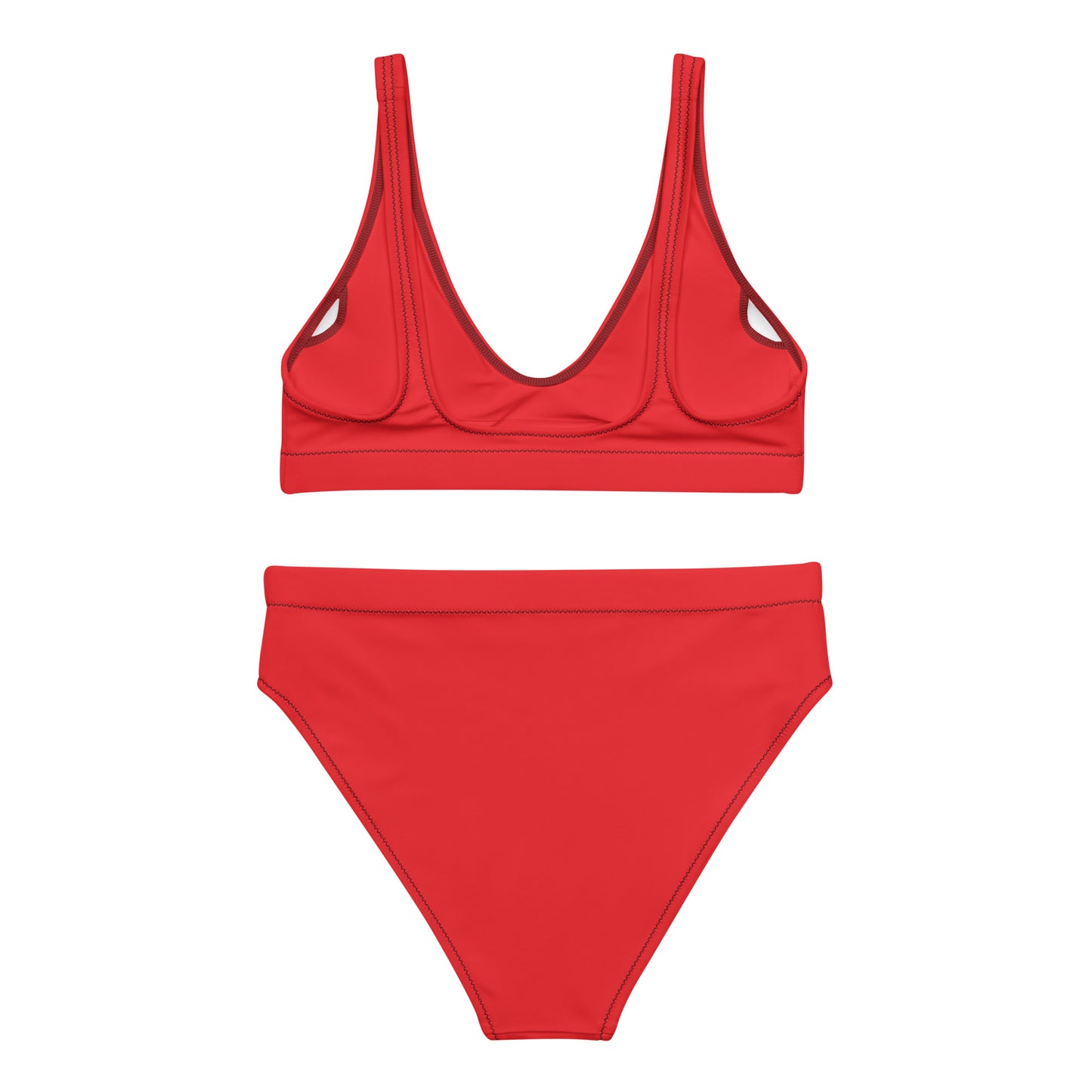 Alizarin High-Waisted Bikini