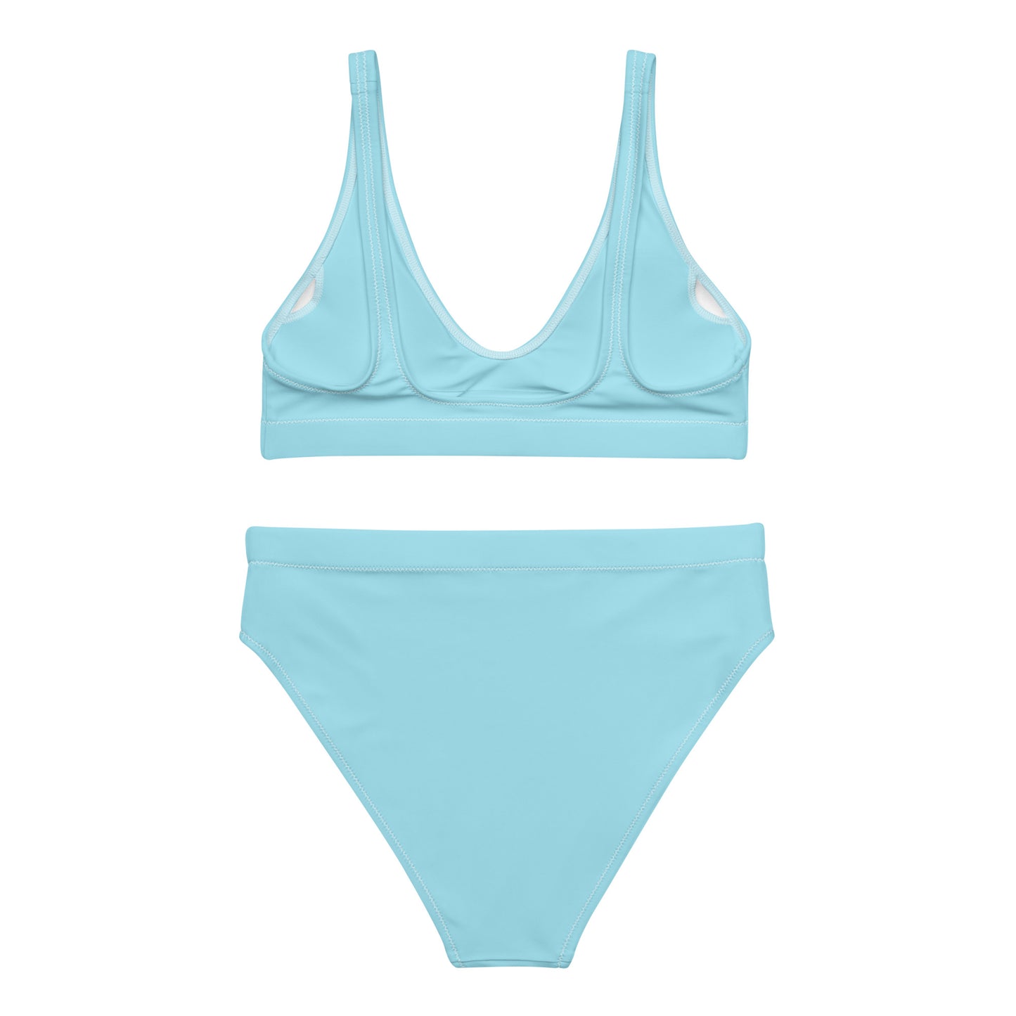 Blizzard Blue High-Waisted Bikini