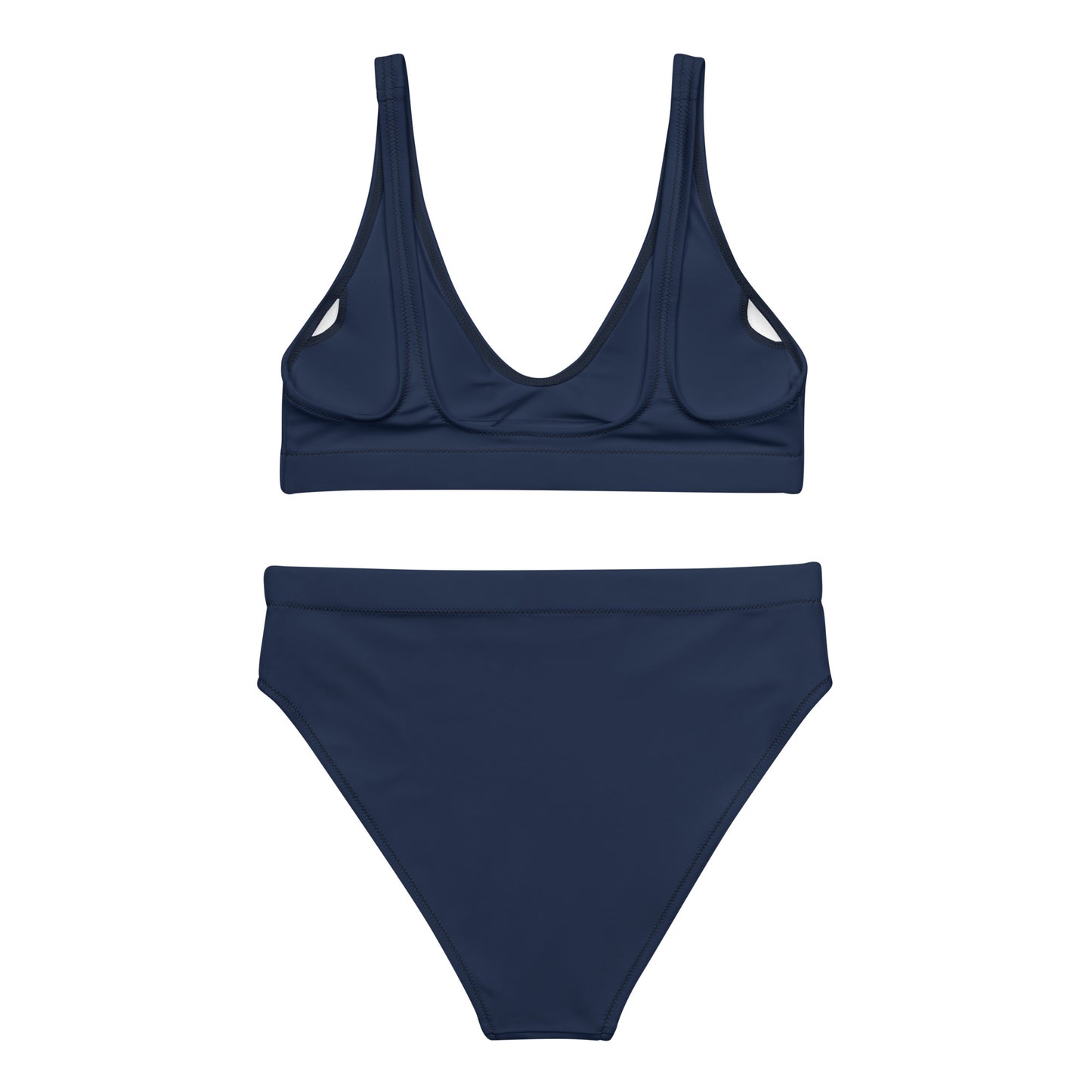Navy High-Waisted Bikini