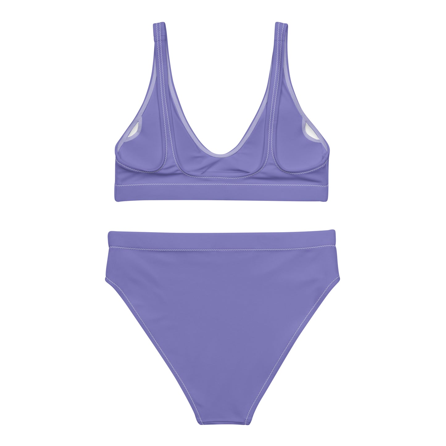 Moody Blue High-Waisted Bikini