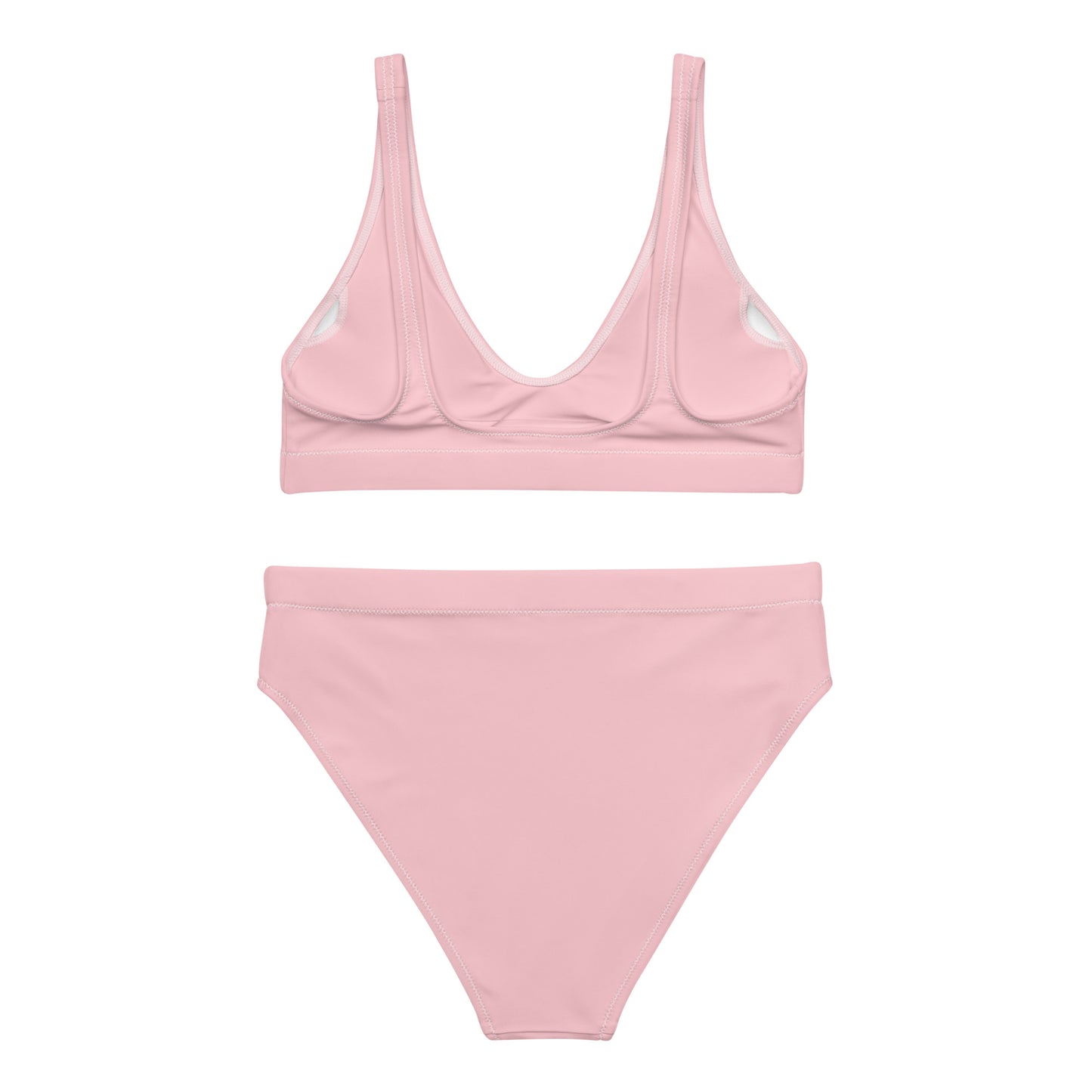 Pink High-Waisted Bikini