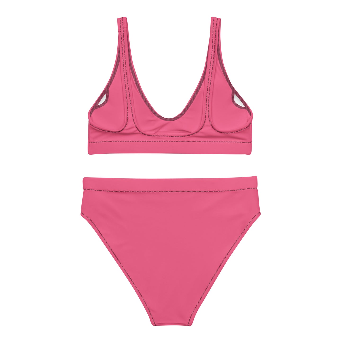 Brink Pink High-Waisted Bikini
