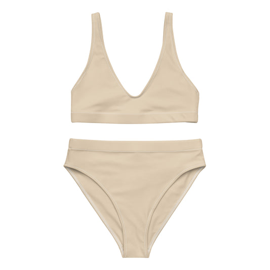 Champagne High-Waisted Bikini