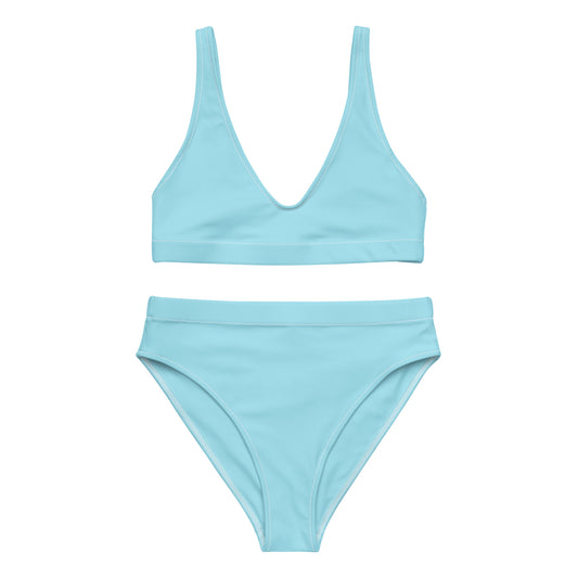 Blizzard Blue High-Waisted Bikini