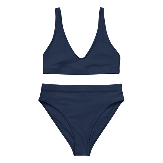 Navy High-Waisted Bikini