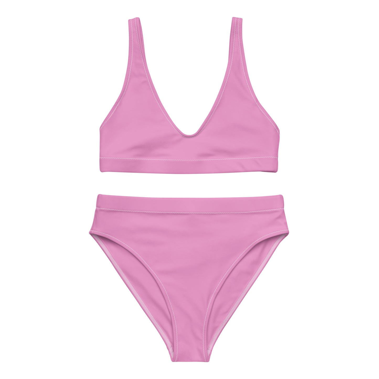 Lavender Rose High-Waisted Bikini