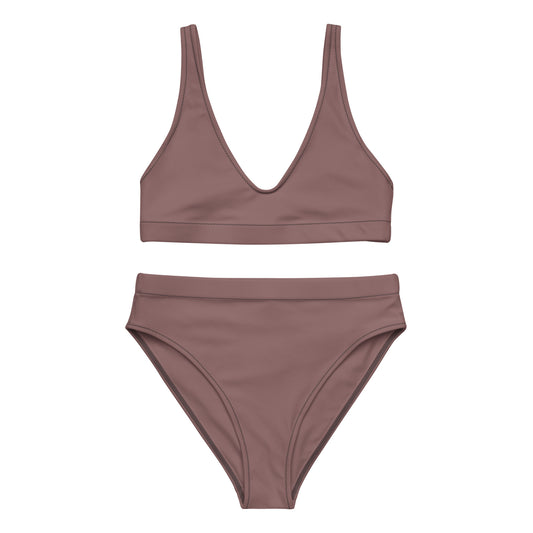Light Wood High-Waisted Bikini