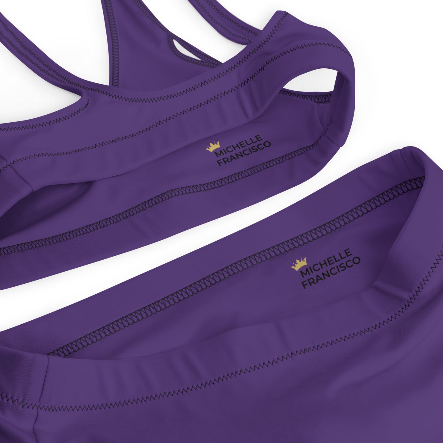Purple High-Waisted Bikini