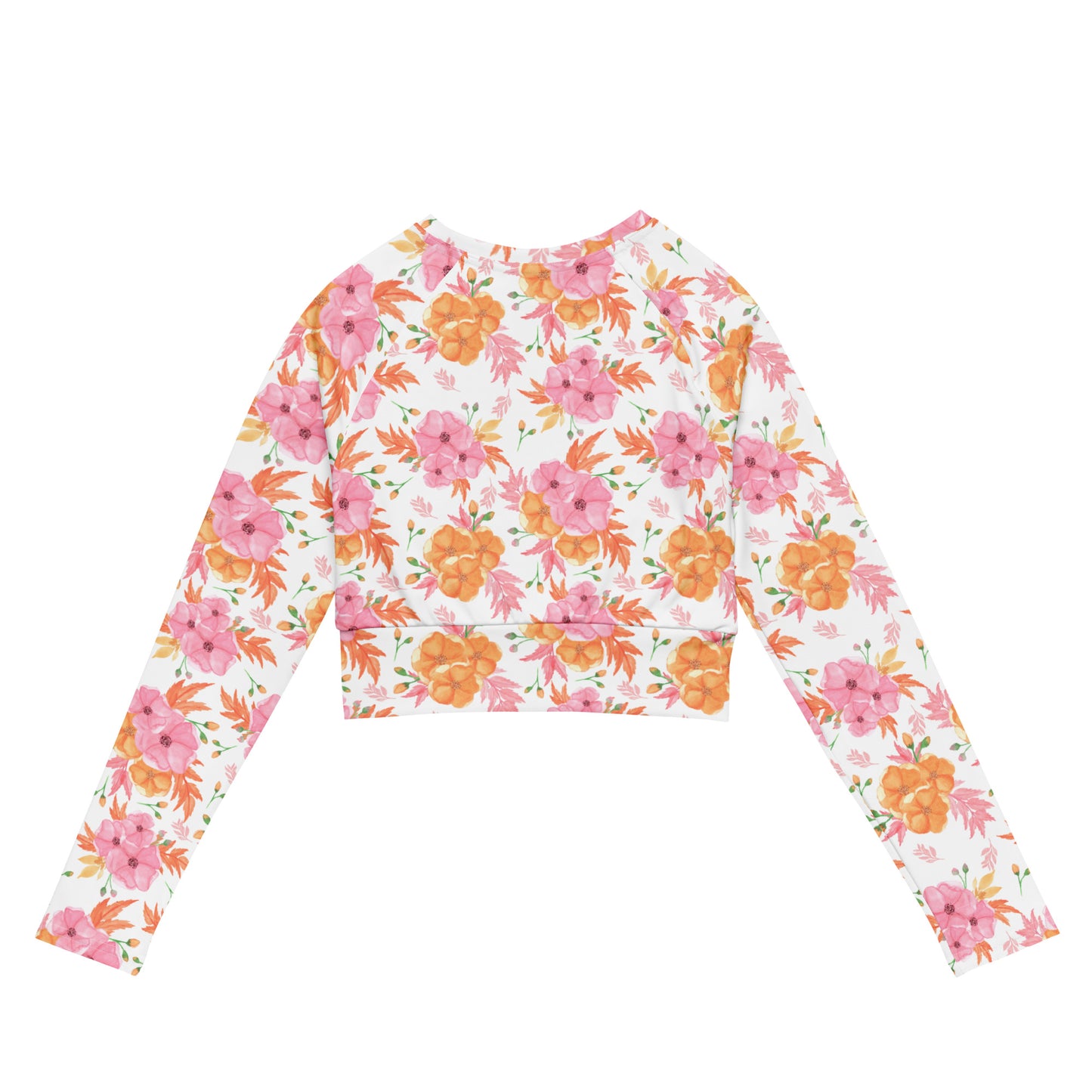 Summer Long-sleeve Crop Top