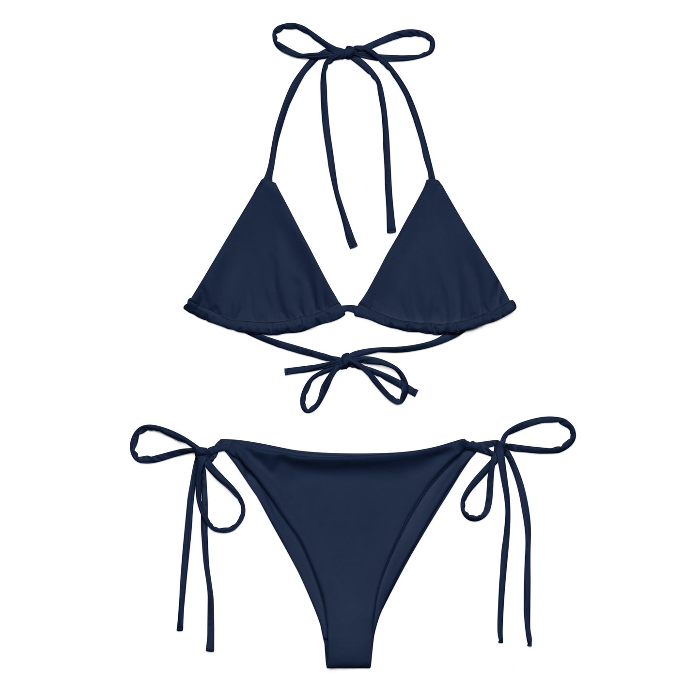 Navy String Bikini