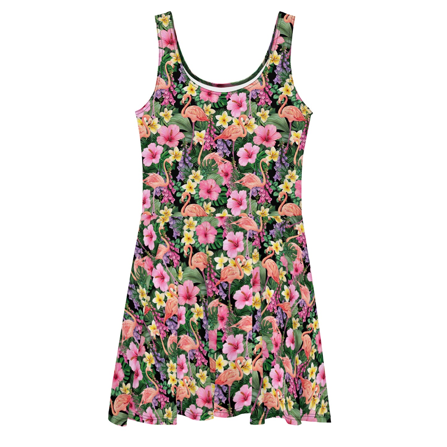 So Much Going On Skater Dress