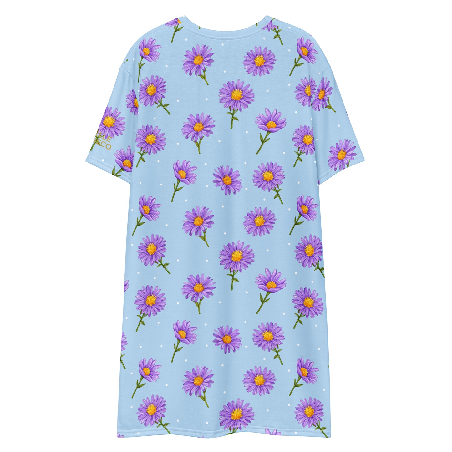 Purple Daisy T-shirt Dress