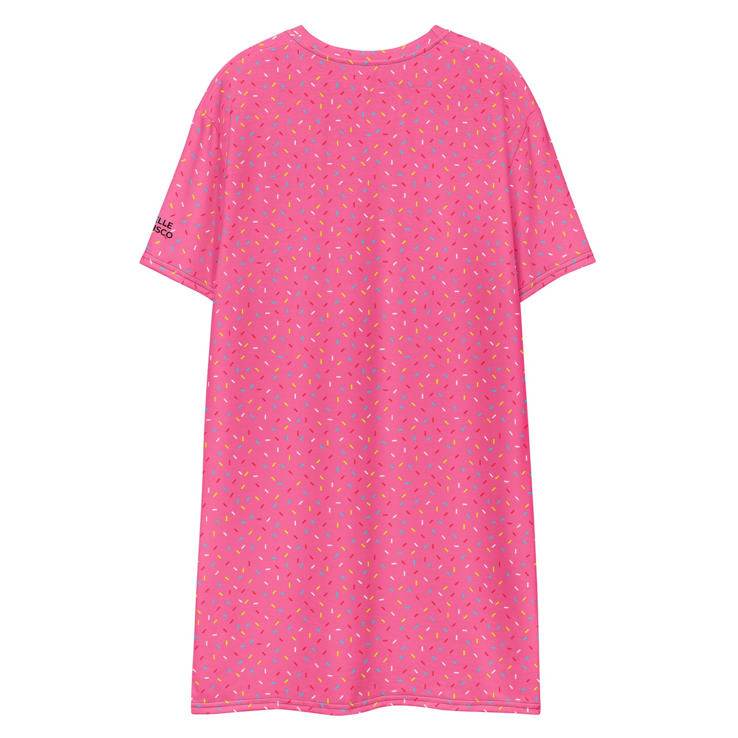 Pink Sprinkles T-shirt Dress