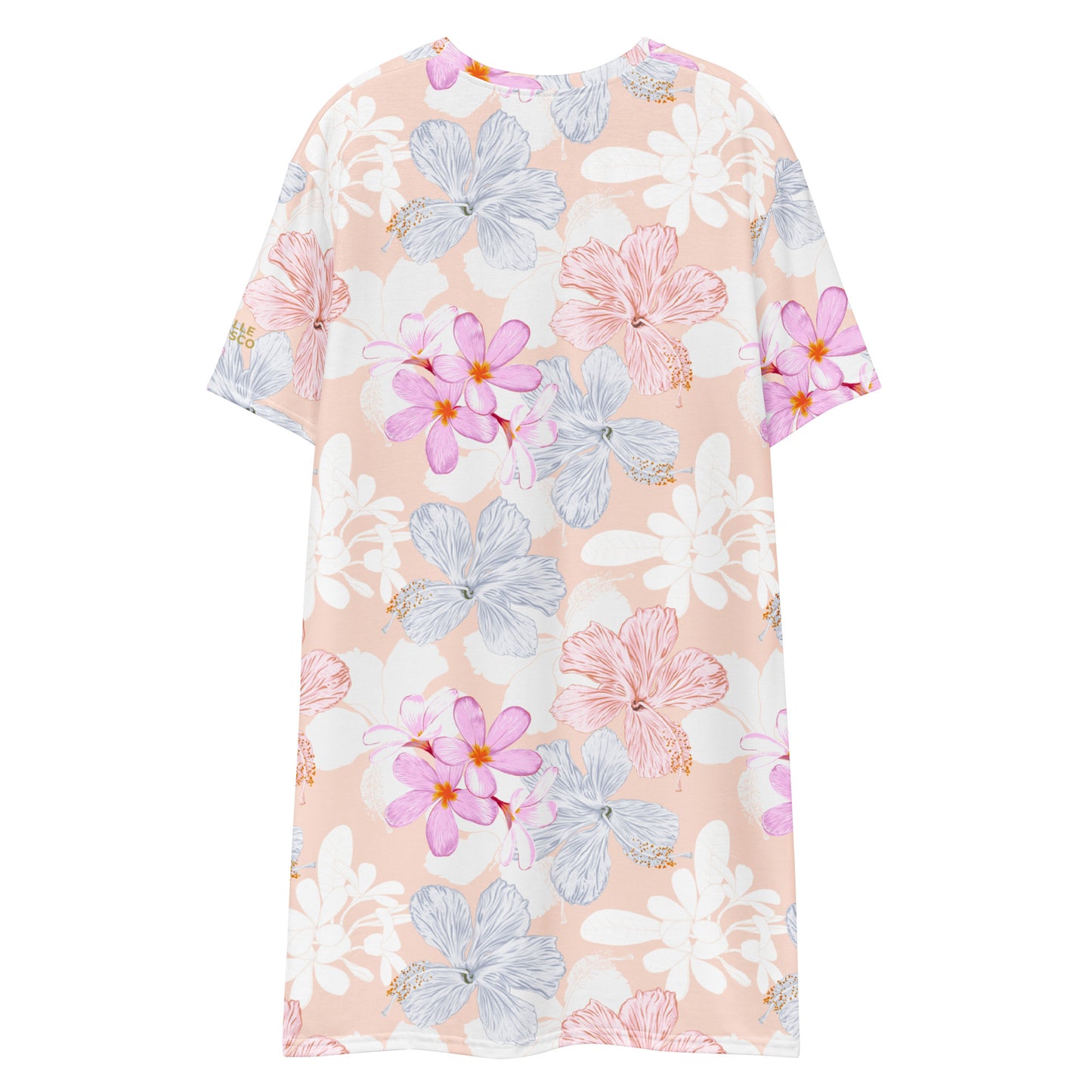 All The Flowers T-shirt Dress