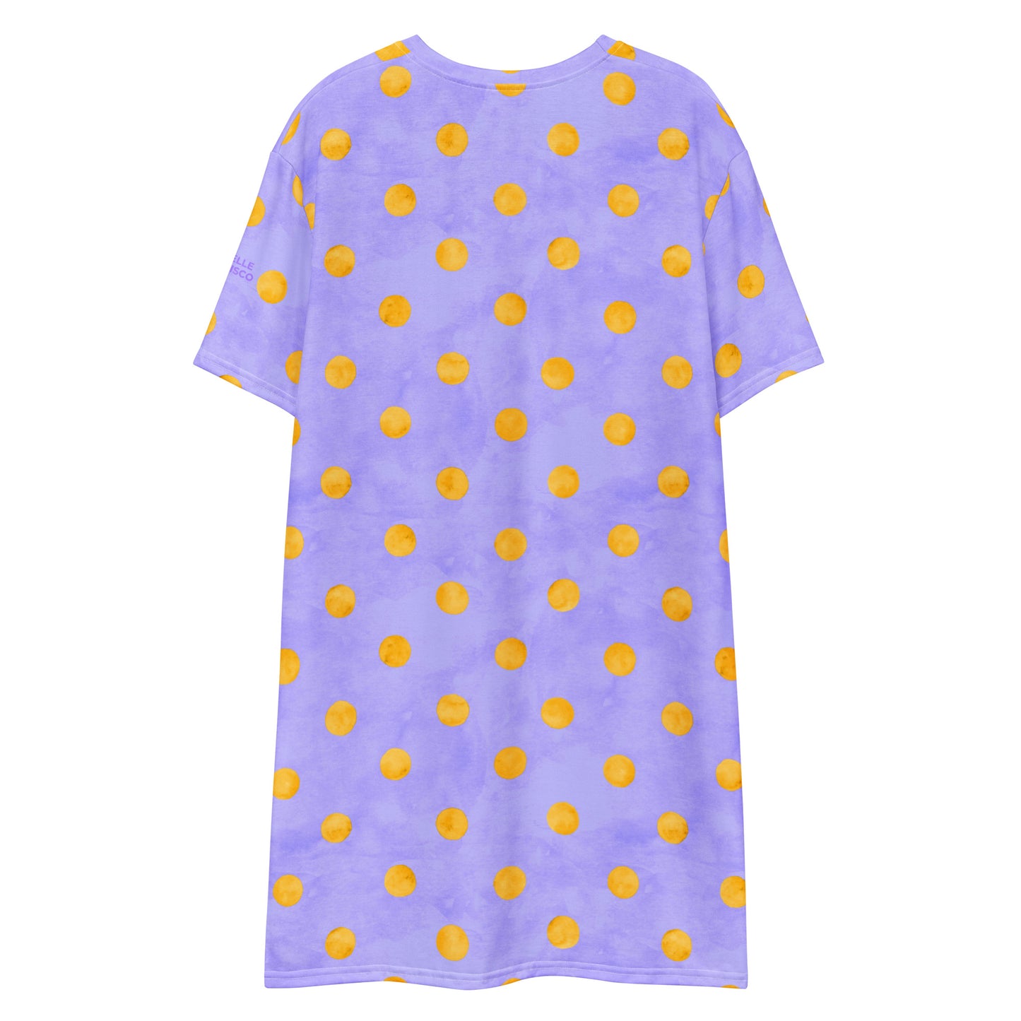 Polka Gold T-shirt Dress
