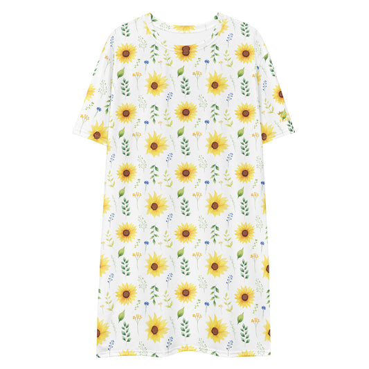 Yellow Power T-shirt Dress