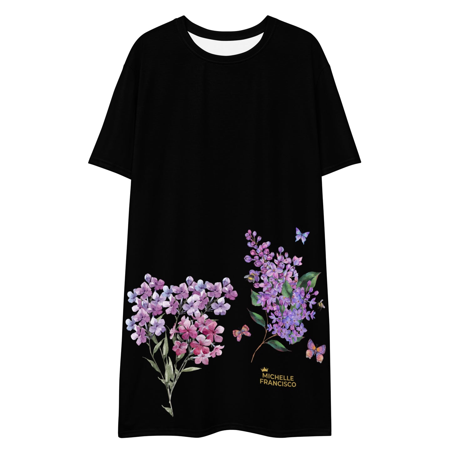 Full Bloom Season T-shirt Dress