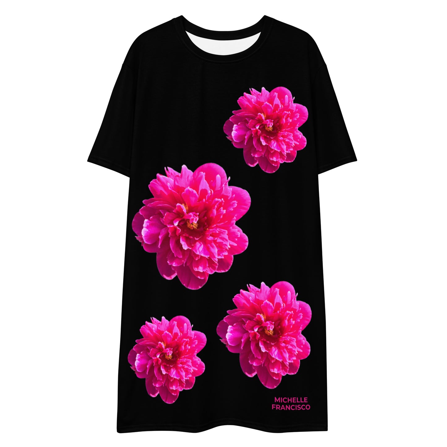 Darla Black T-shirt Dress