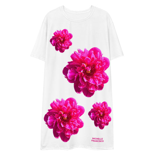 Darla White T-shirt Dress